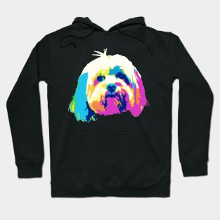 Havanese Pop Art - Dog Lover Gifts Hoodie